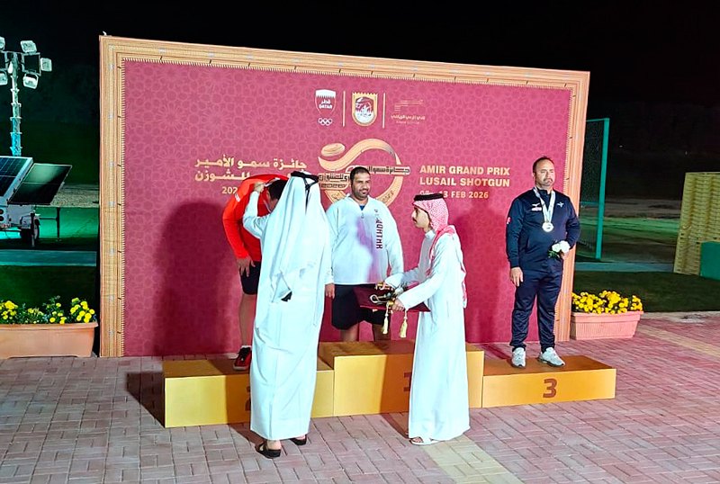 Antonin Desert con su medalla de bronce