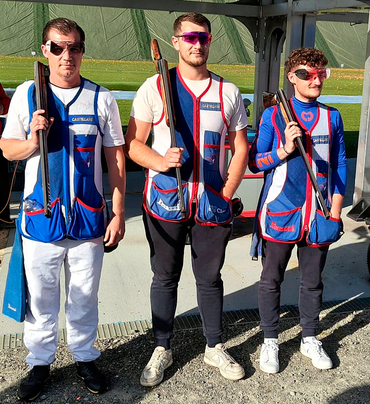 L'equip francès és present per competir a la ISSF World Cup Shootgun Tangier Morocco