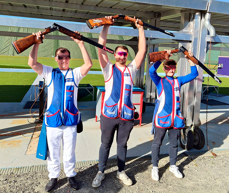 L'equip francès és present per competir a la ISSF World Cup Shootgun Tangier Morocco