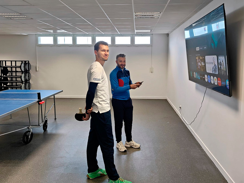 Concentración equipo FFT en el Centro de Tiro Châteauroux